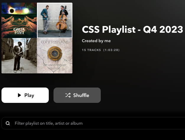 Q4 Playlist