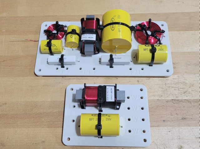 Components installed on boards